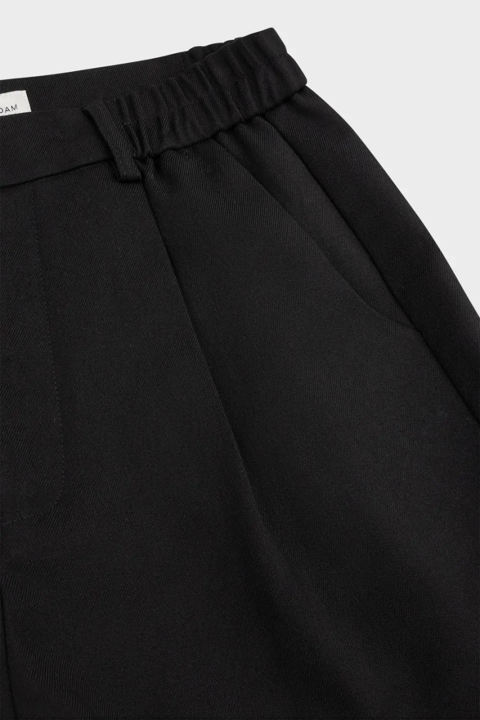 AMAYA Amsterdam high waist tapered broek - zwart, foto 4