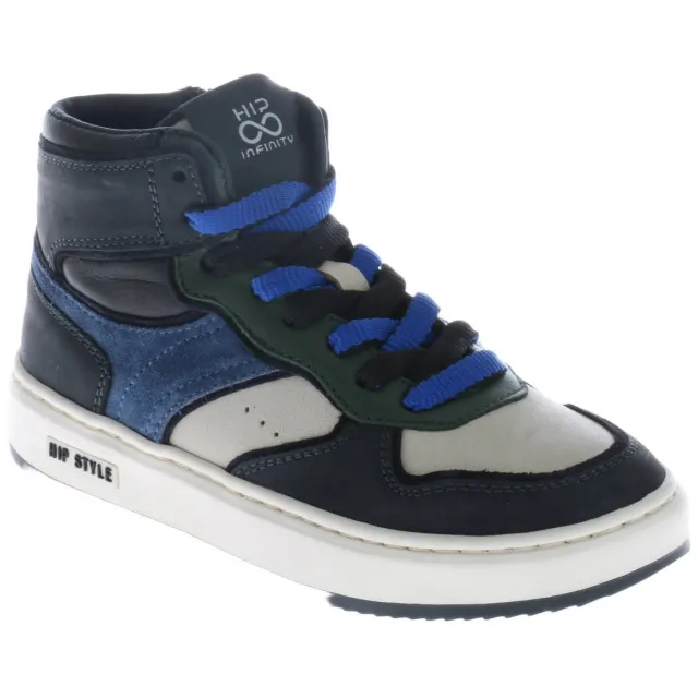 Hip H1136 sneakers zwart Donkerblauw / zwart