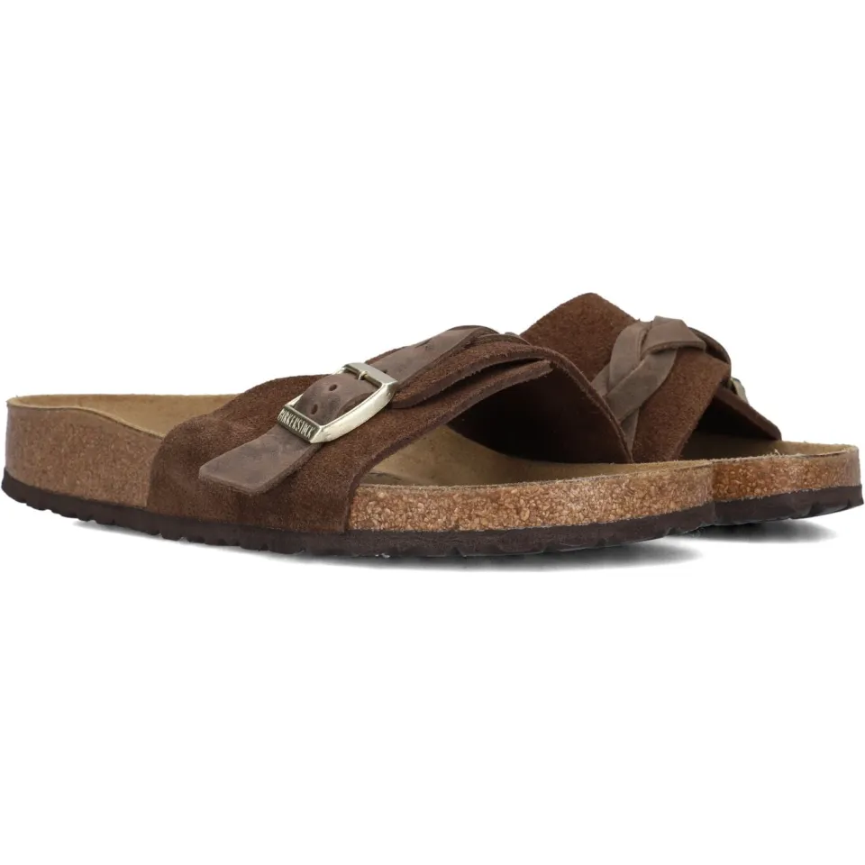 Birkenstock Oita Braided slipper bruin, foto 3