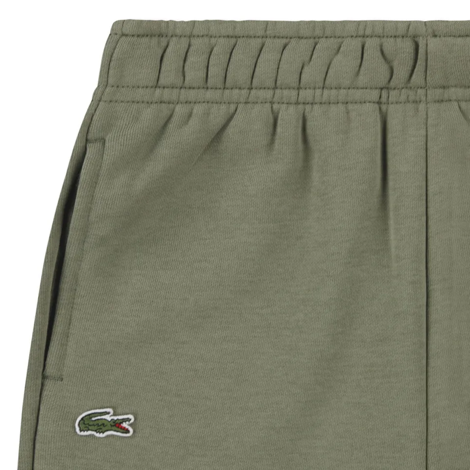 Lacoste fleece joggingbroek met logo kaki, foto 2