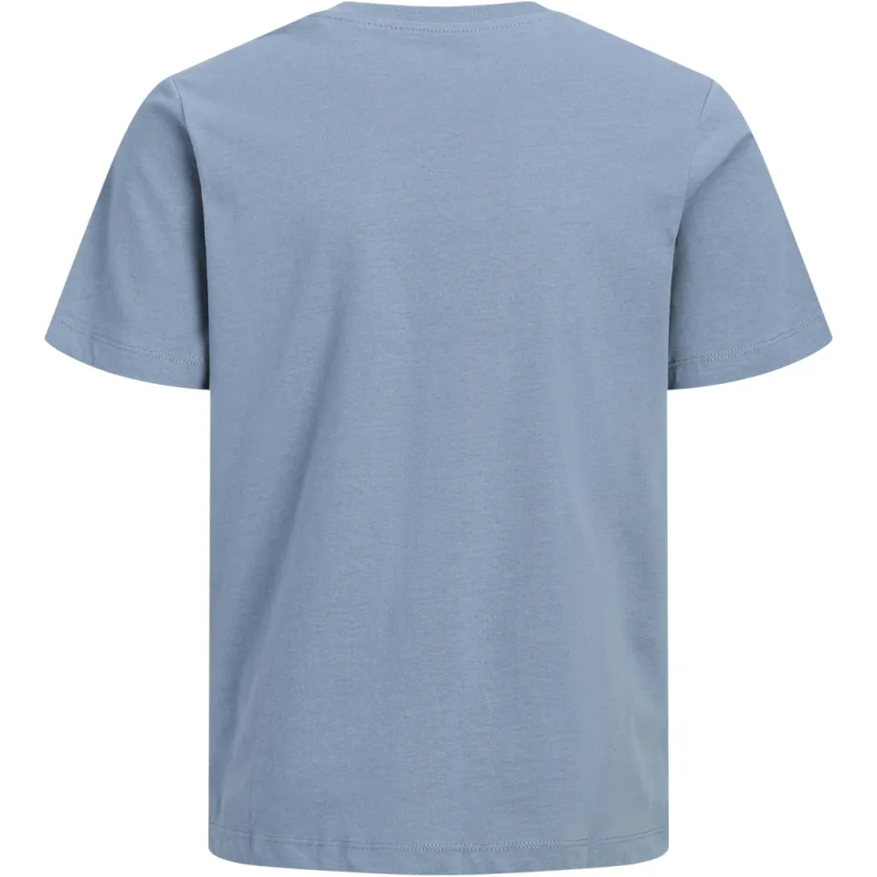 Jack & Jones junior t-shirt blauw met logo, foto 3