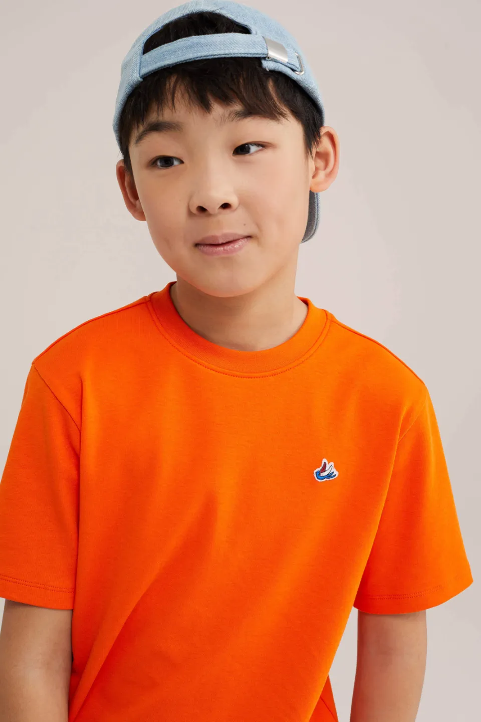 WE Fashion T-shirt oranje, foto 4