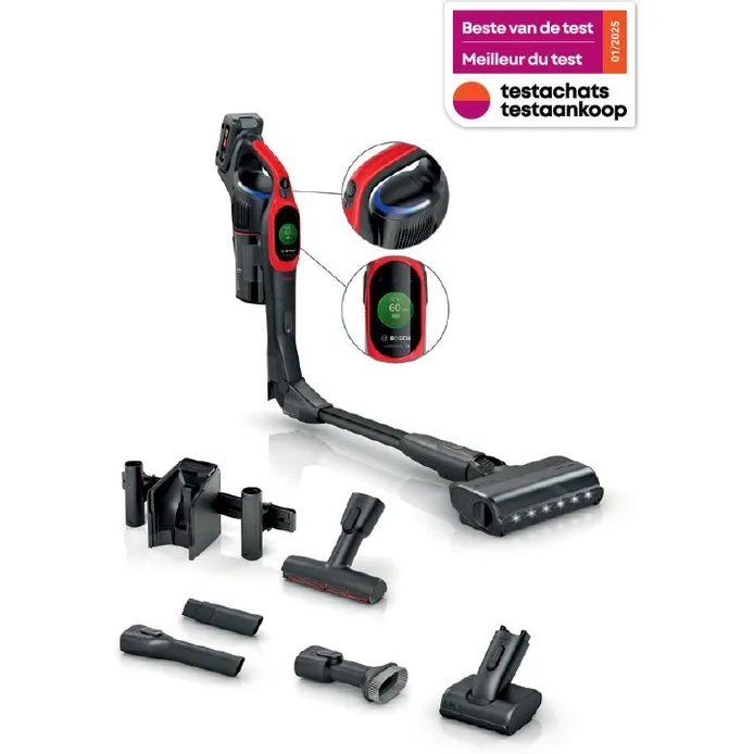 Bosch Unlimited 10 BCS1041PET steelstofzuiger rood, foto 3