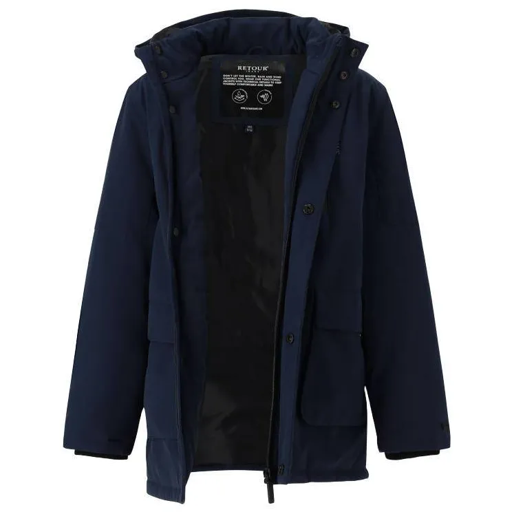 Retour Jeans Isak winterjas donkerblauw, foto 3