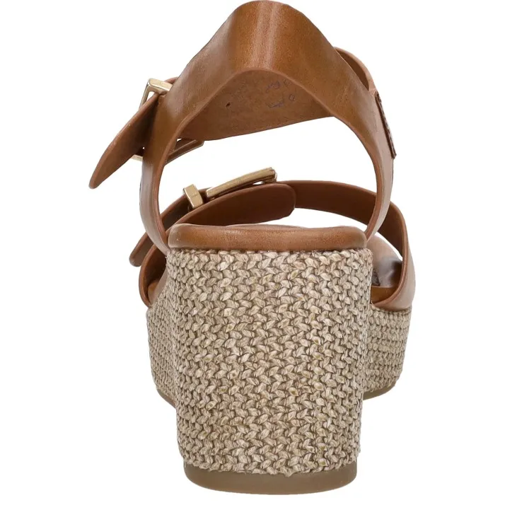Marco Tozzi sandalen hak cognac, foto 4