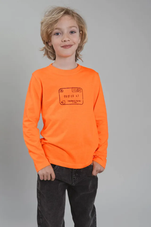 TYGO & vito longsleeve met print oranje