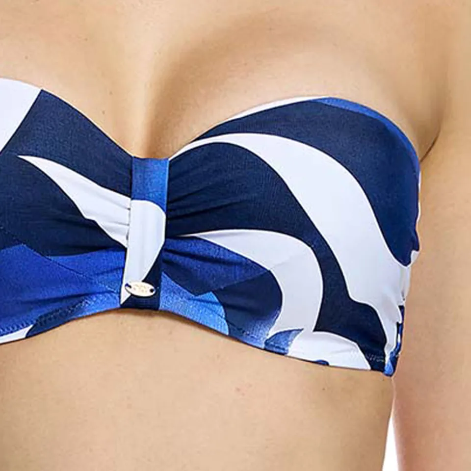 Ory W261746 bandeau bikinitop blauw, foto 2