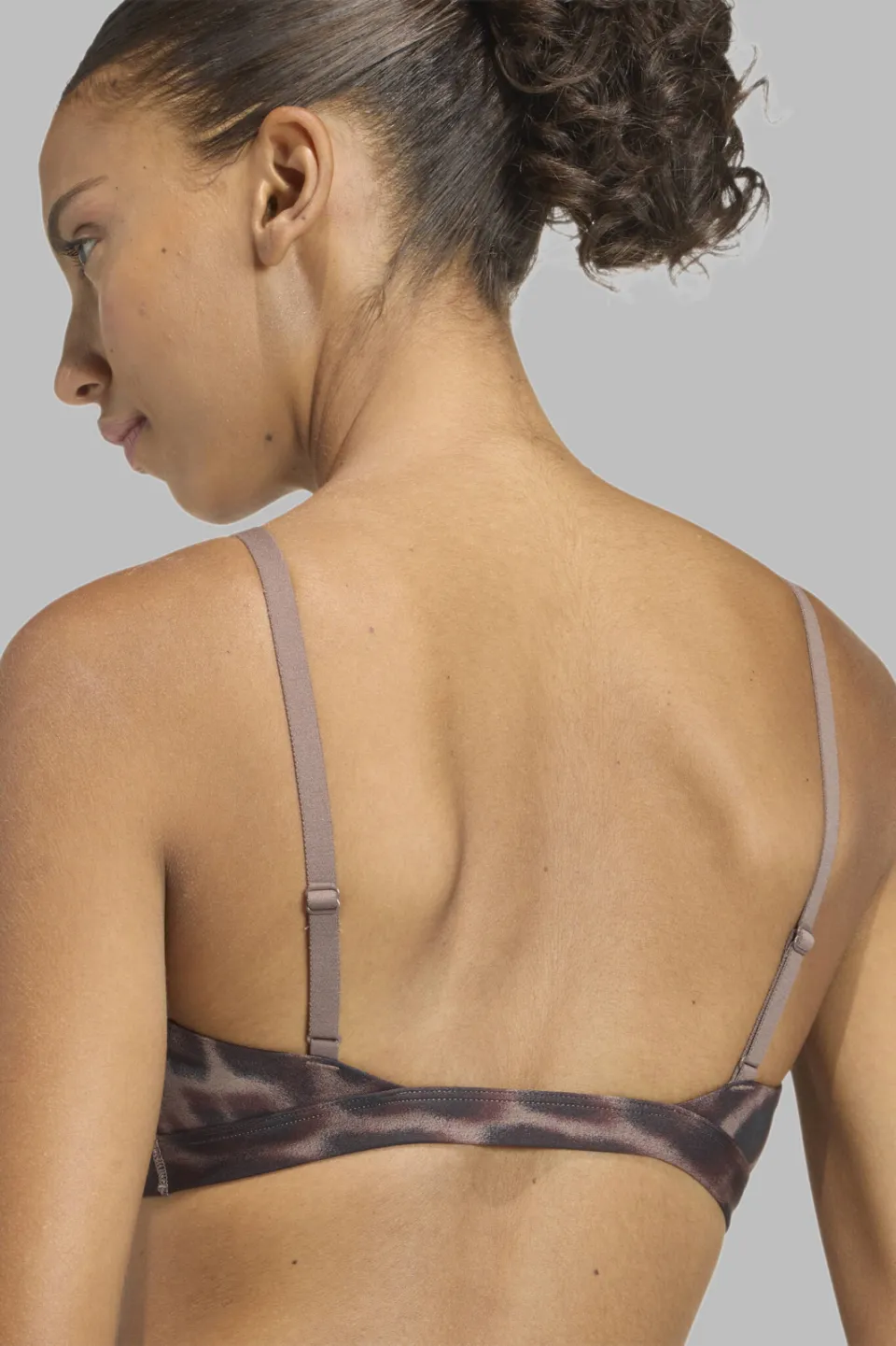 Adidas Performance Optimé sport-bh light support - panterprint bruin/zwart, foto 6