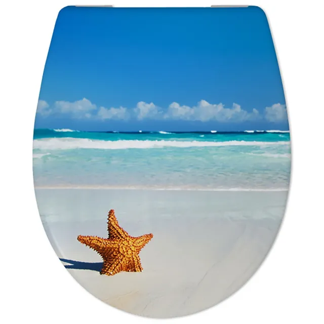 Cedo Toiletzitting Cedo Star Fish Softclose Veelkleurig Blauw