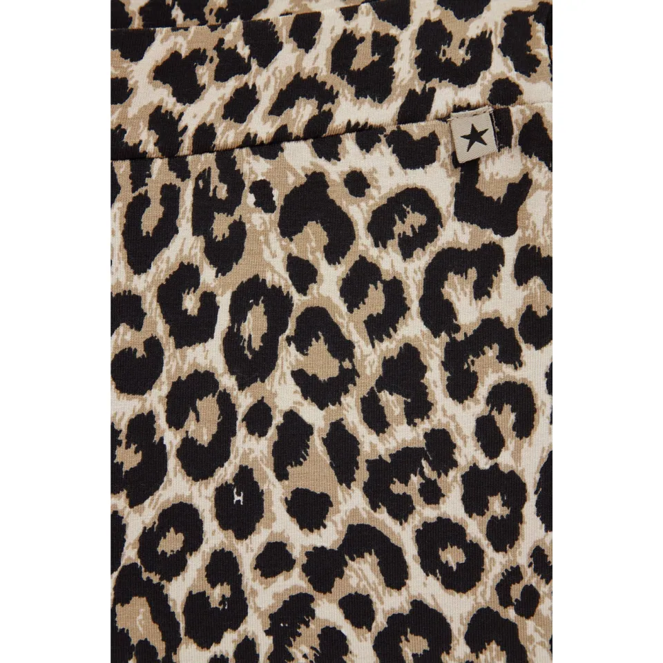 WE Fashion flared broek met panterprint multi, foto 6