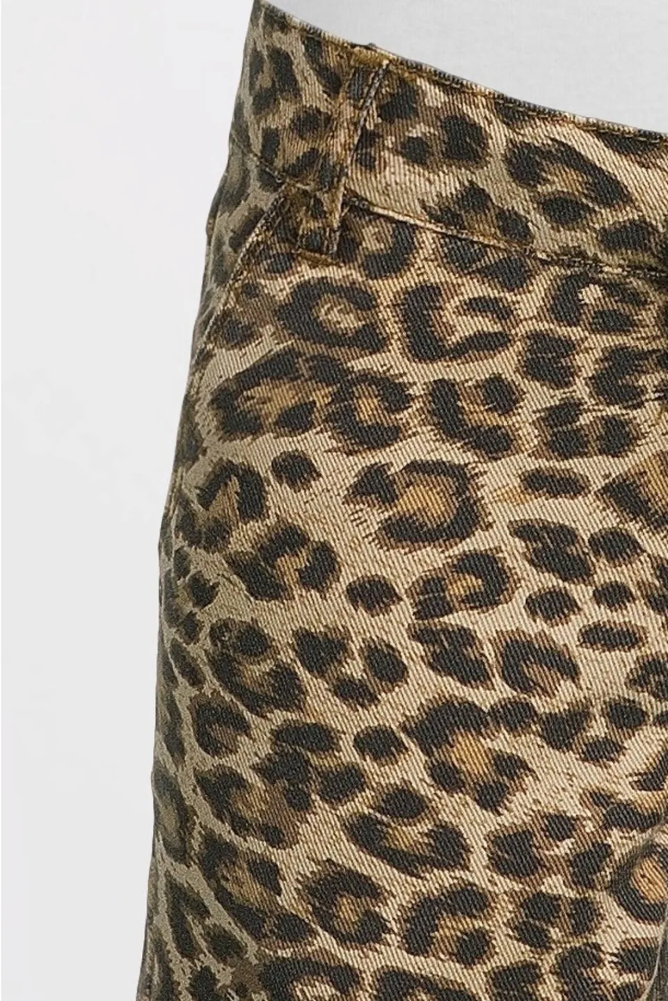 NAME IT wide leg casual broek luipaardprint bruin, foto 4