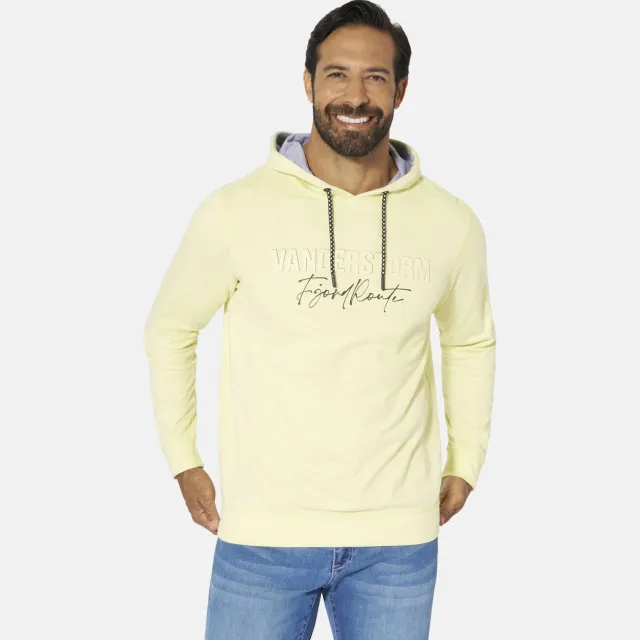 Jan Vanderstorm +FIT Collectie hoodie Plus Size LEDVOR lichtgeel - (set van 2) lichtgroen