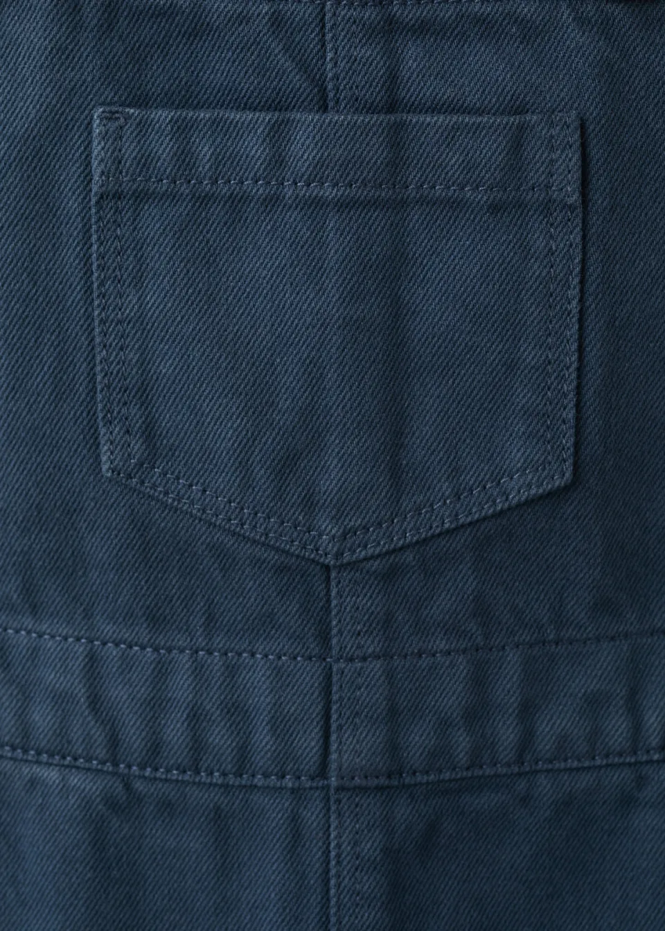 Mango denim tuinbroek donkerblauw, foto 6