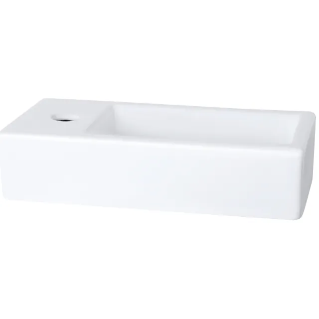 Differnz Fontein Differnz Ravo 38.5x18.5x9 cm Links Keramiek Wit