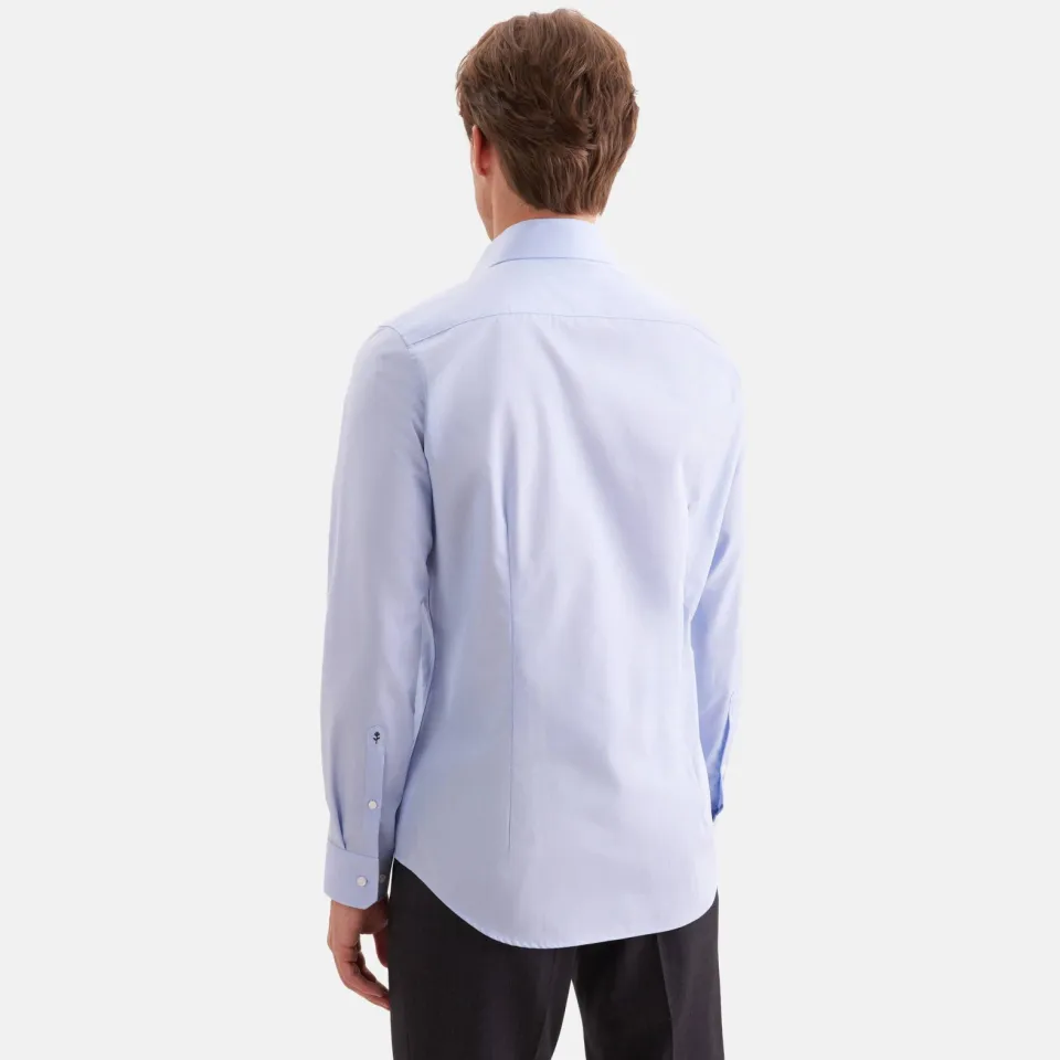 Seidensticker slim fit overhemd lichtblauw, foto 6