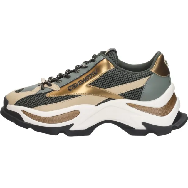 Steve Madden Zoomz lage sneakers khaki, foto 2