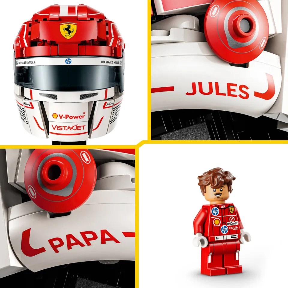 Lego Editions Vehicles Scuderia Ferrari HP Helm van Charles Leclerc Set 43014, foto 7