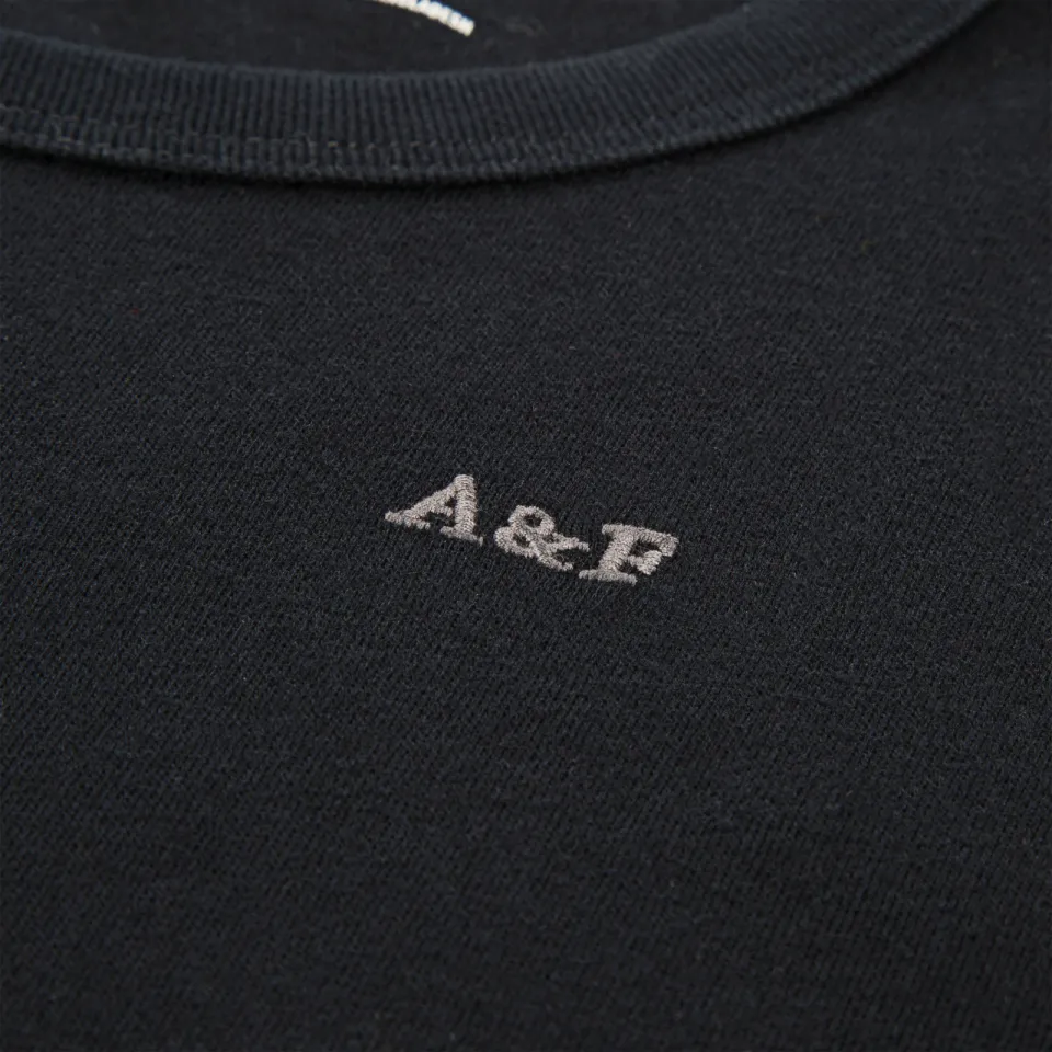 Abercrombie & Fitch t-shirt set van 3 wit zwart grijs, foto 3