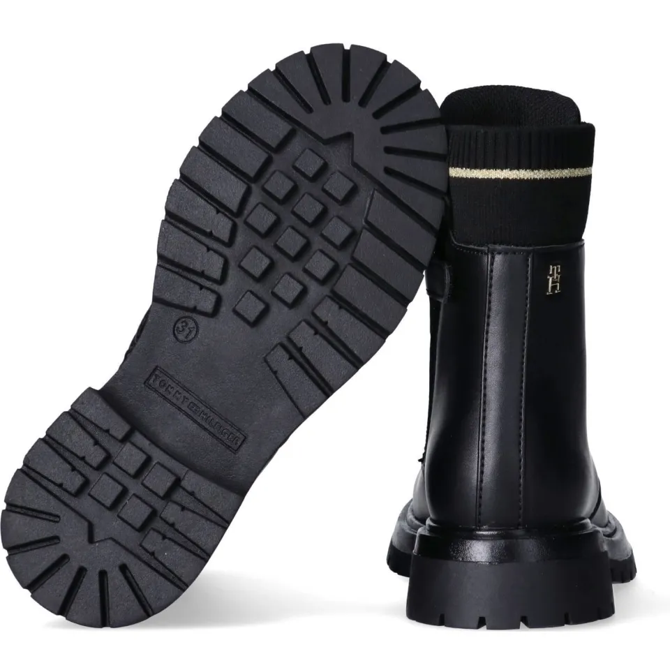 Tommy Hilfiger veterboots zwart, foto 5