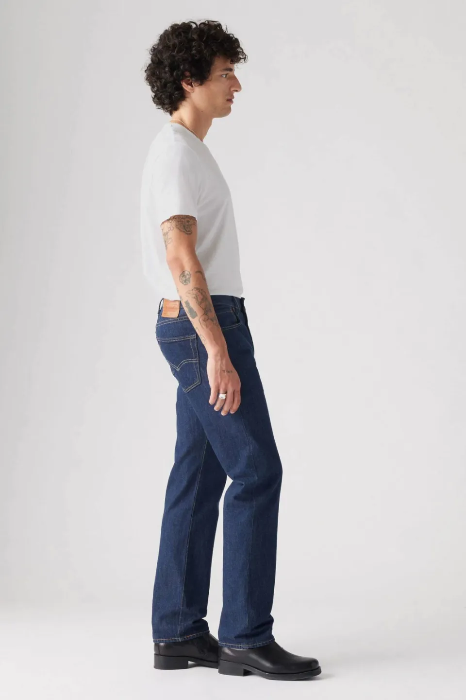 Levi's 501 straight leg jeans dark blue, foto 4