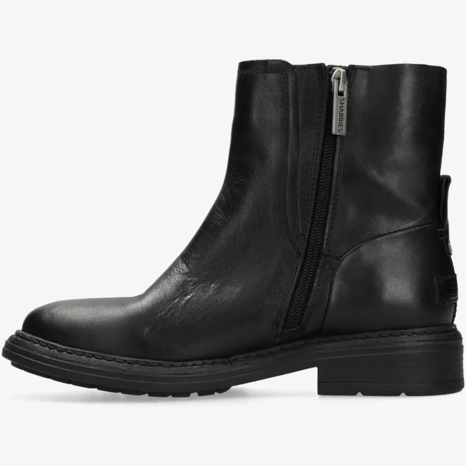 Shabbies Amsterdam DUCK ANKLE Boot leather Black, foto 2