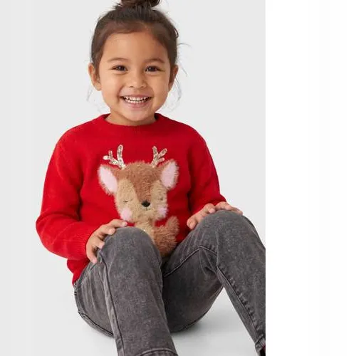 s.Oliver gebreide kersttrui - rood, foto 3