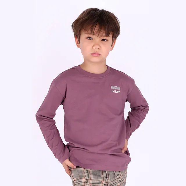 B.Nosy longsleeve met backprint paars