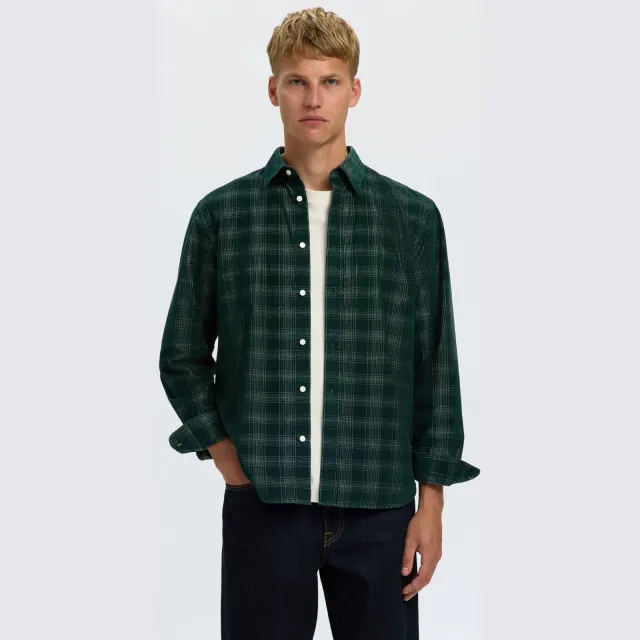 Selected regular fit geruit overhemd - pine grove, foto 3