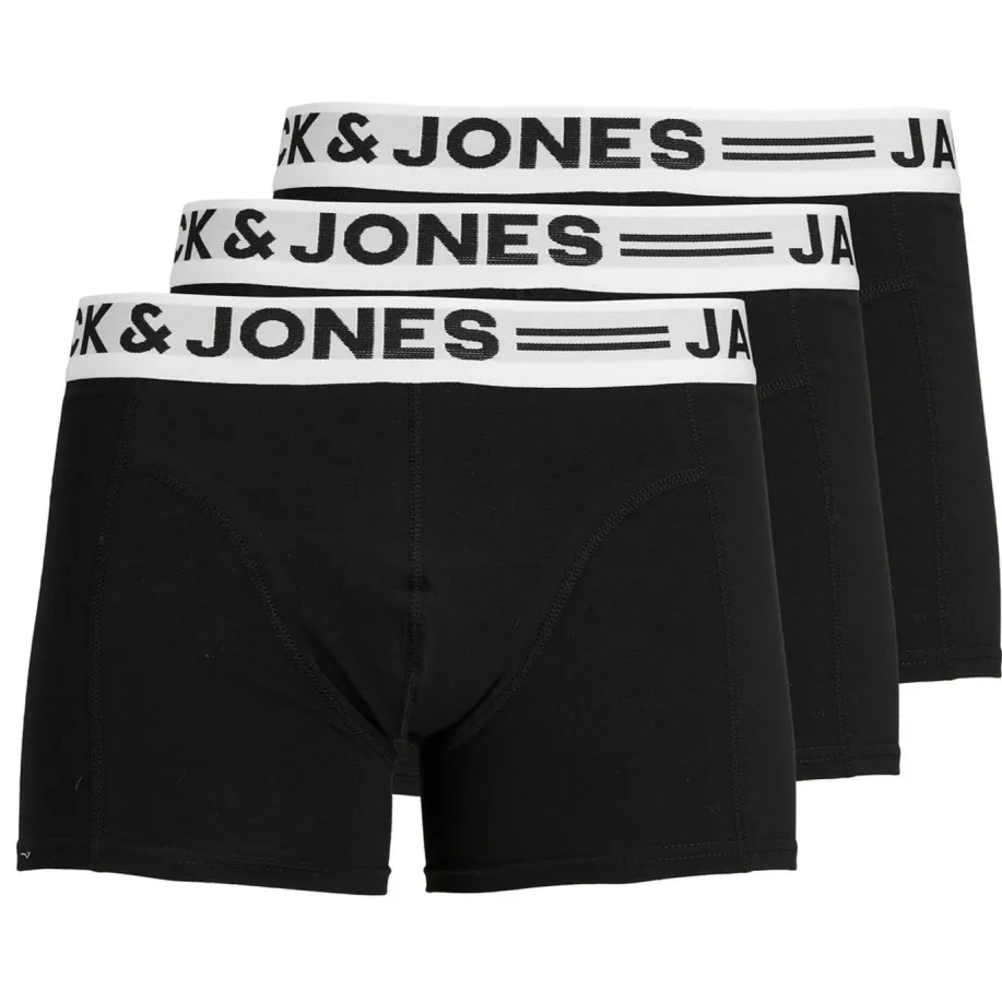 Jack & Jones Sense boxershorts 3-pack zwart, foto 2