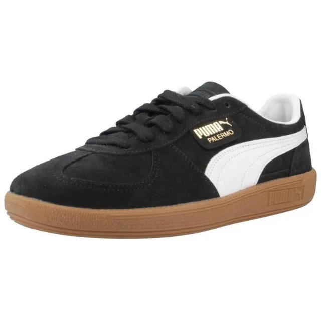 Puma Yellow Lage Sneakers Puma Yellow Palermo Zwart