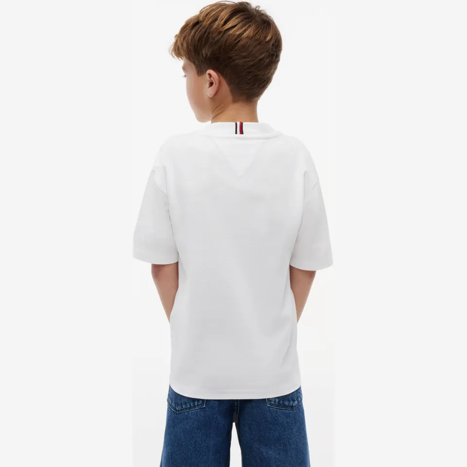 Tommy Hilfiger t-shirt met logo wit, foto 4