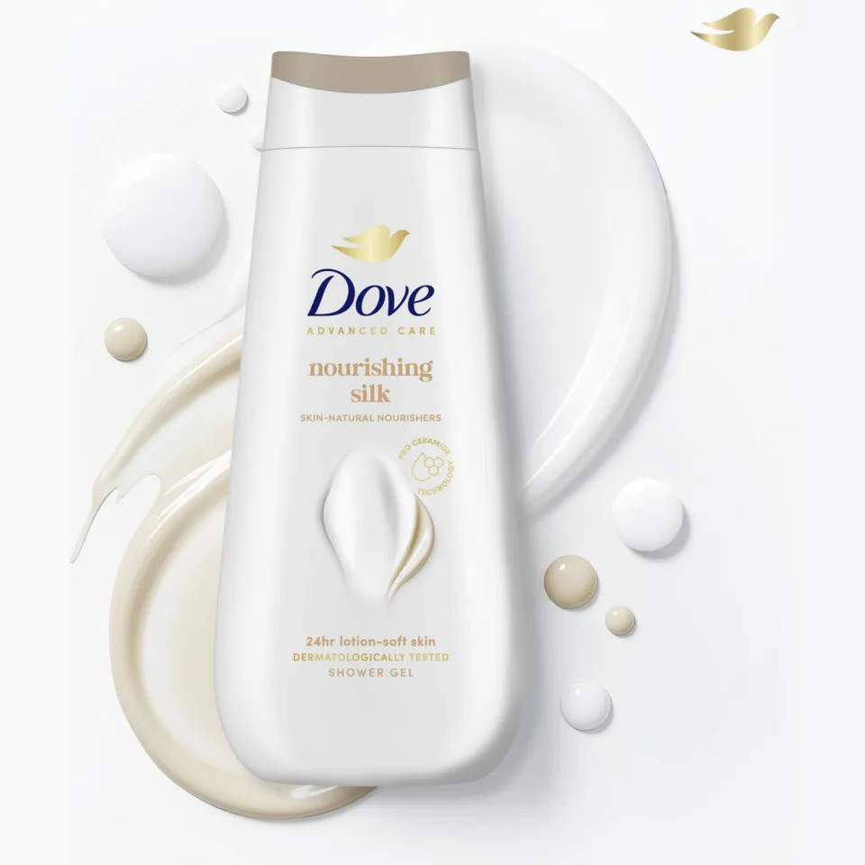 Dove Advanced Care Nourishing Silk verzorgende douchegel, foto 4