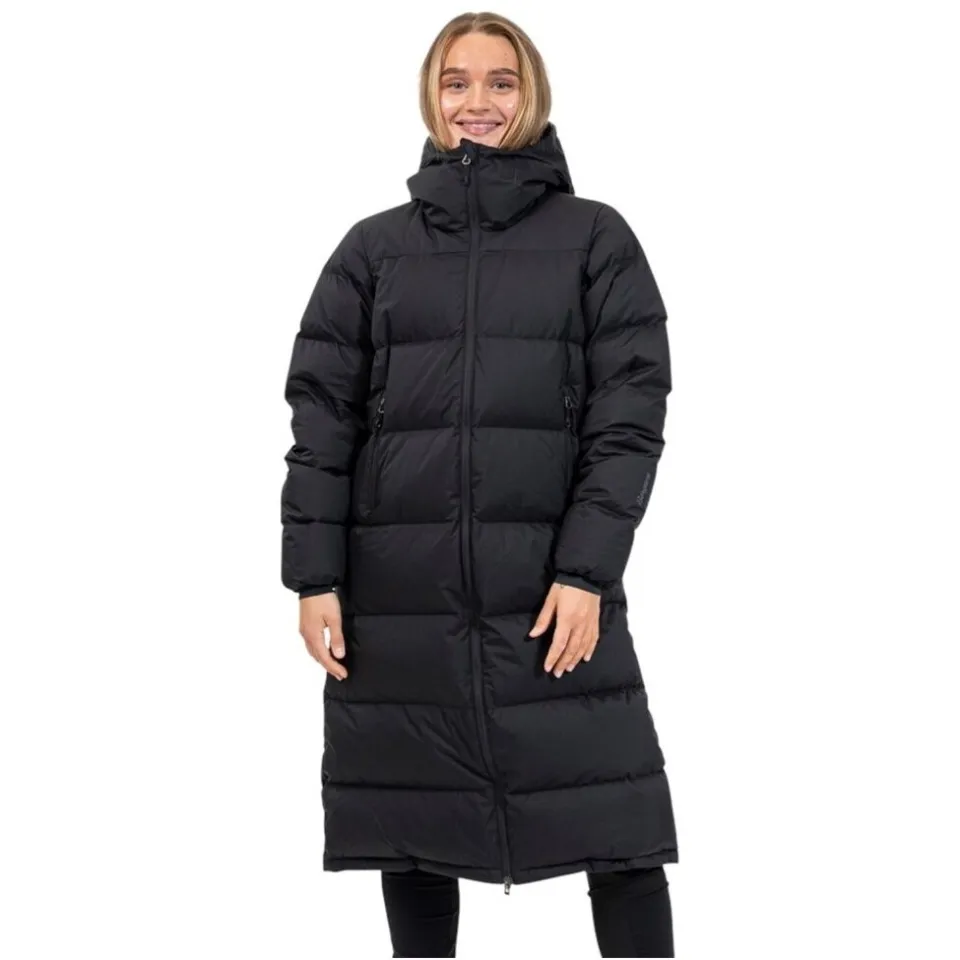 bergans Women's Oslo Down Long Coat - Parka, zwart