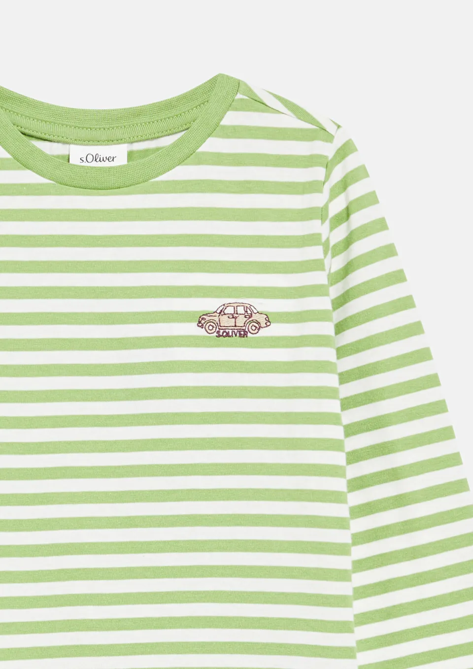 S.Oliver gestreepte longsleeve groen, foto 6