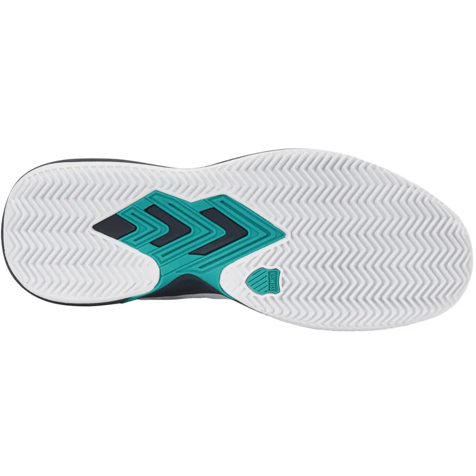 K-Swiss ULTRASHOT LIGHT CLAY mesh tennisschoenen - wit/antraciet, foto 6
