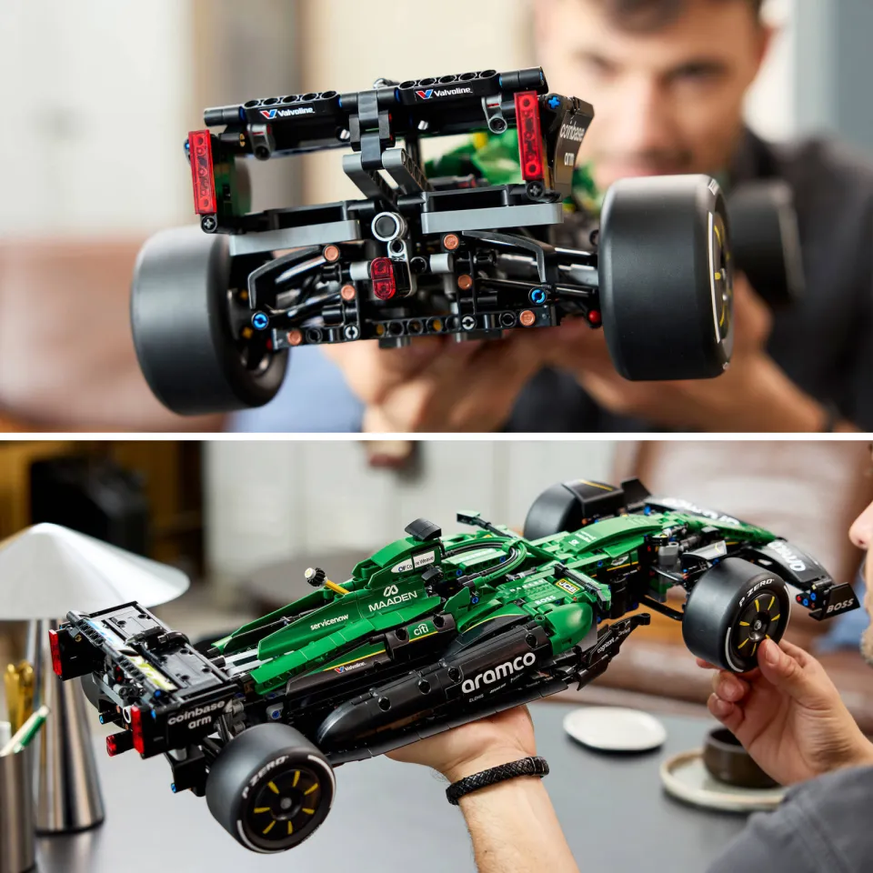 Lego Technic Aston Martin Aramco AMR25 F1 Auto Bouwpakket voor Kinderen 42240, foto 5