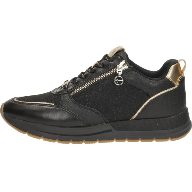 Tamaris 225076 lage sneakers zwart, foto 2