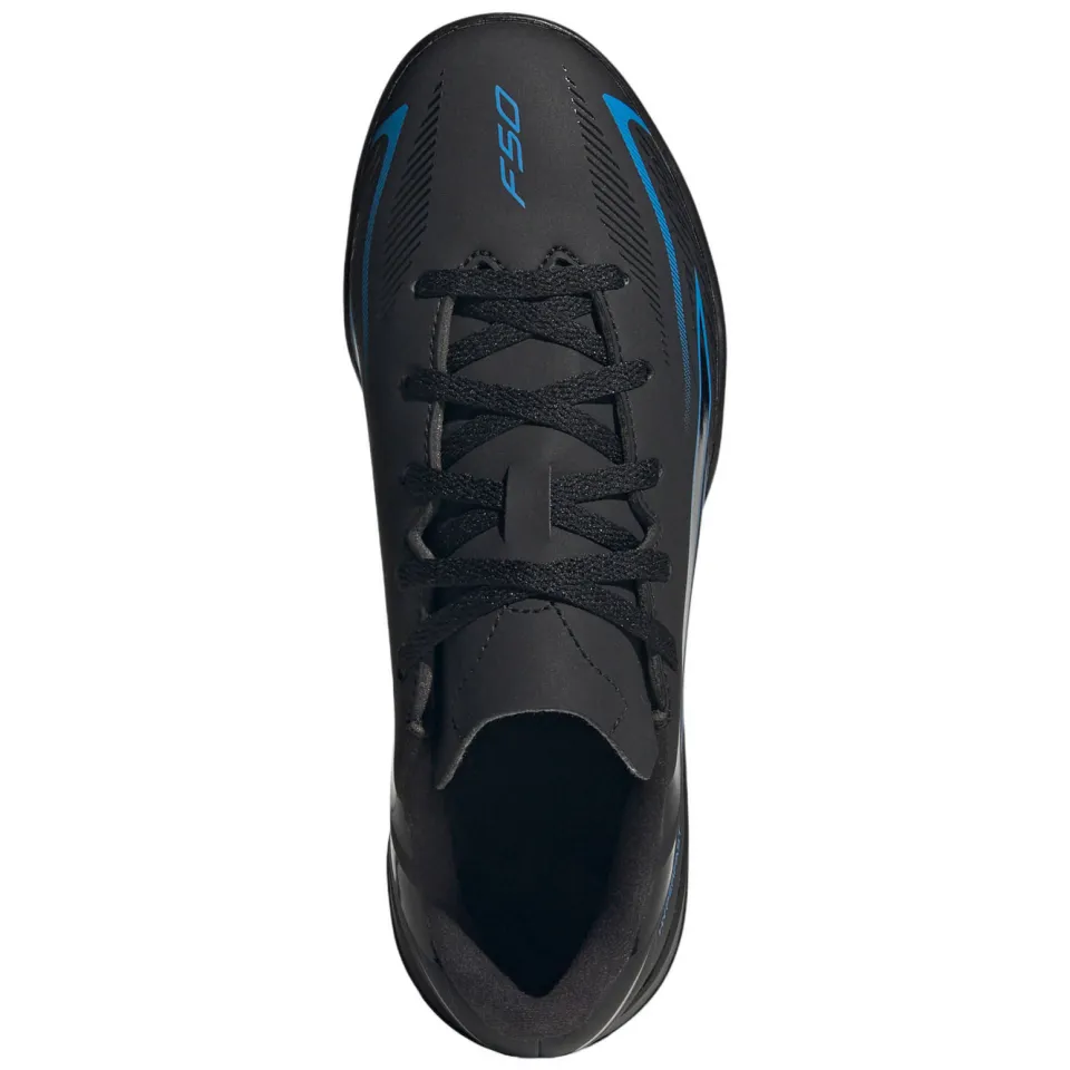 Adidas Performance F50 Hyperfast Club junior voetbalschoenen - zwart/blauw, foto 2