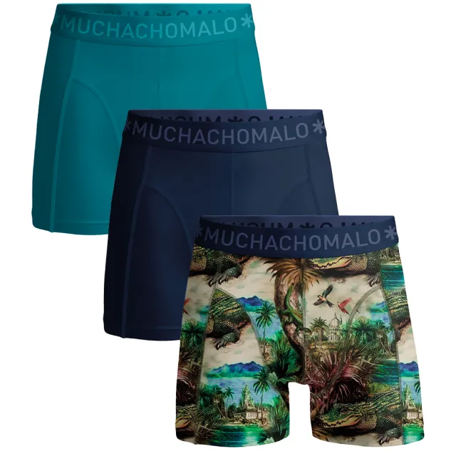 Muchachomalo Heren 3-pack Boxershorts Veelkleurig