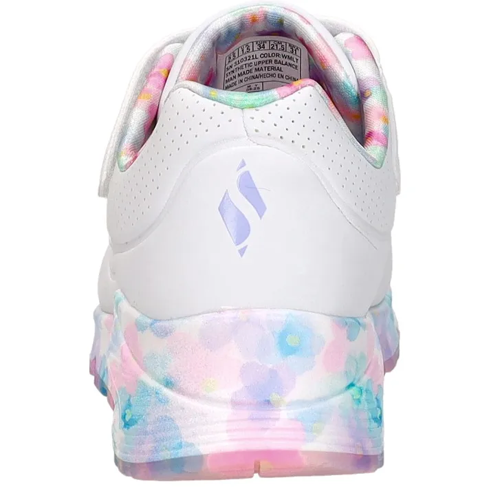 Skechers Uno Gen1 Fresh Blooms lage sneakers wit, foto 4