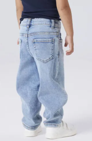 NAME IT MINI baggy jeans medium blue denim, foto 6
