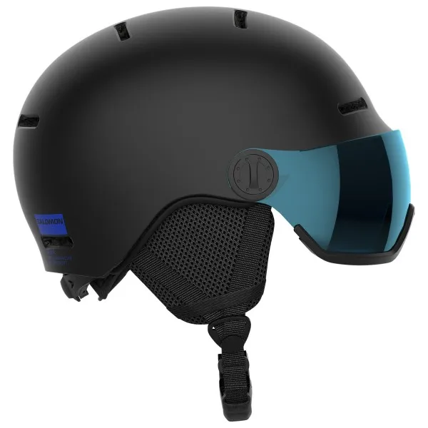 Salomon Kid's Orka Visor Cat. 2 - Skihelm-53 cm - S, zwart