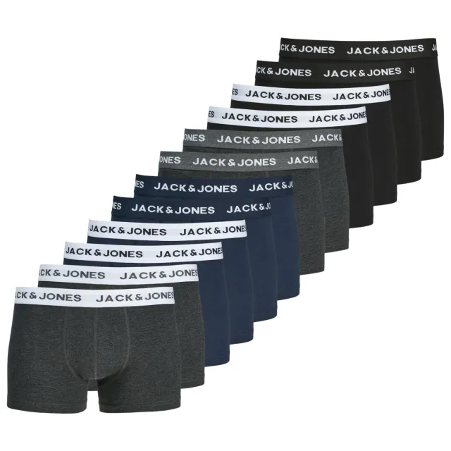 Jack & Jones Solid Trunks Heren (12-pack) Veelkleurig