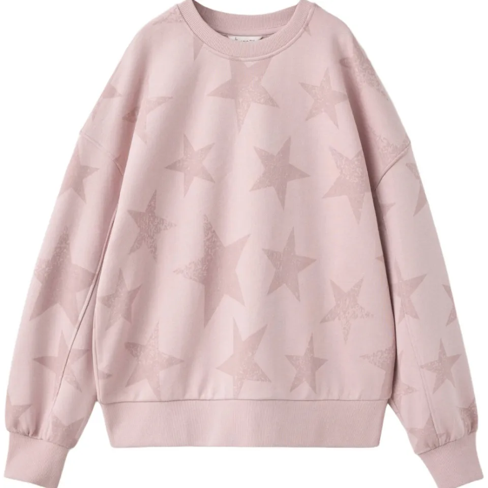 Mango Kids sweater met sterren - roze, foto 3