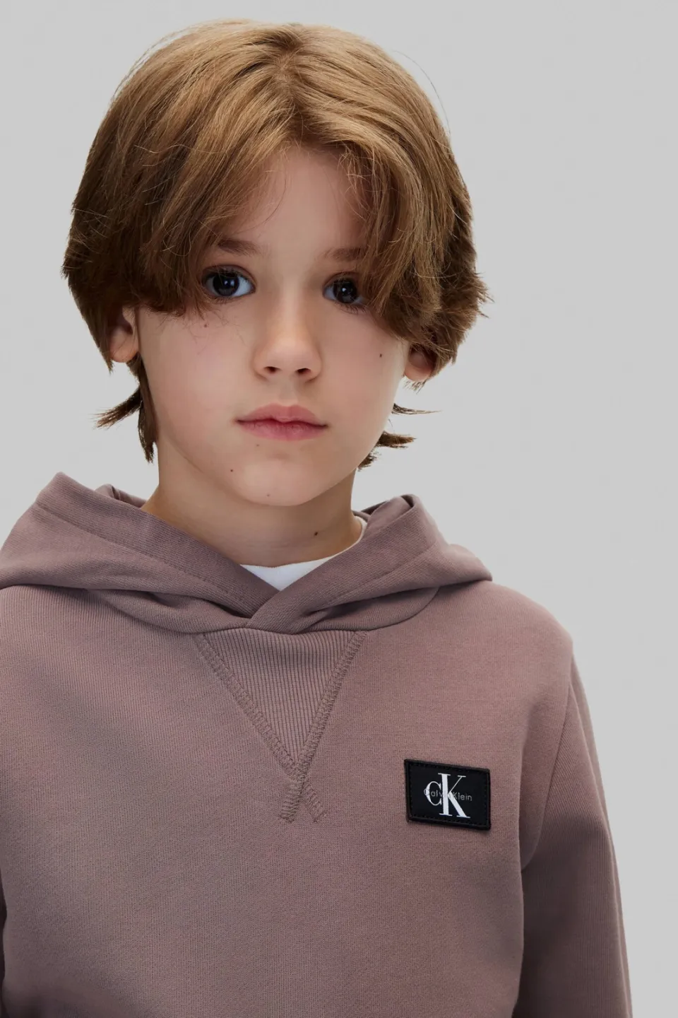 Calvin Klein hoodie - grijsbruin, foto 5