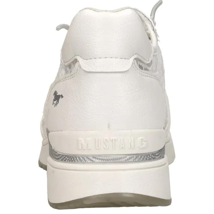 Mustang sneakers laag wit, foto 4