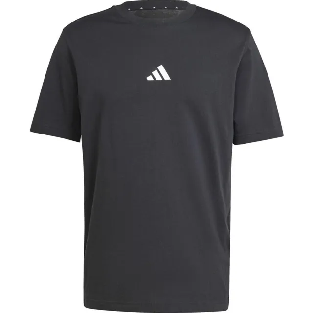 Adidas T-shirt met labelstitching zwart/wit, foto 3