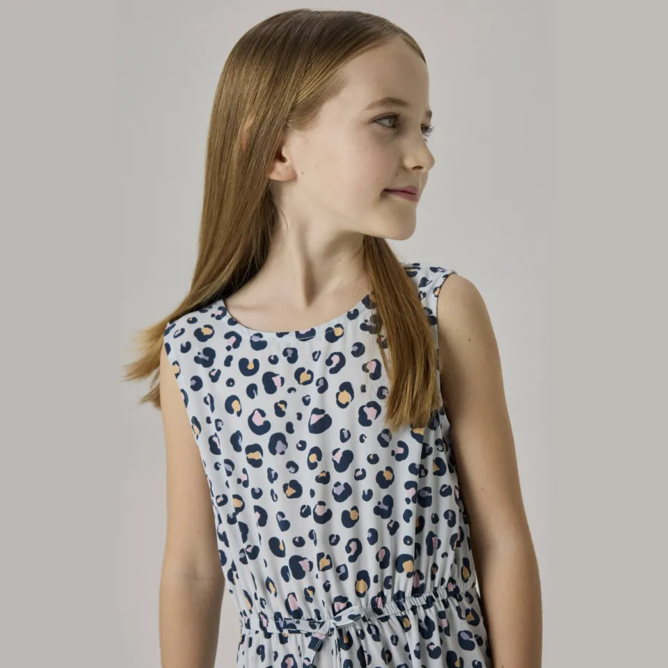 NAME IT jurk met dierenprint lichtblauw lichtblauw/blauw, foto 4