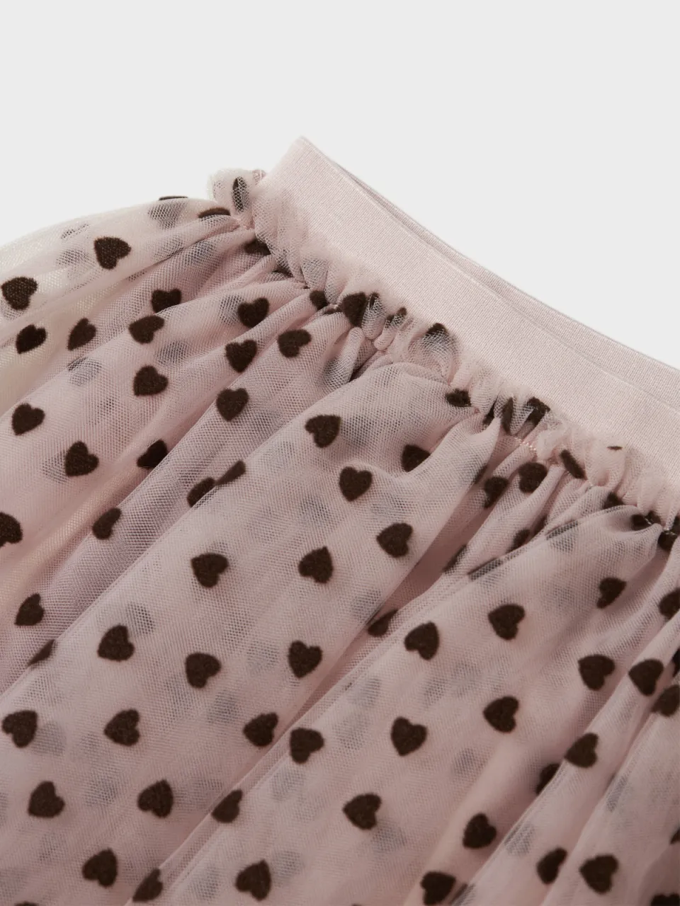 NAME IT MINI korte tule rok met hartjes roze, foto 4