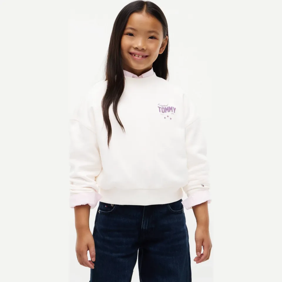 Tommy Hilfiger sweater met backprint - wit, foto 3